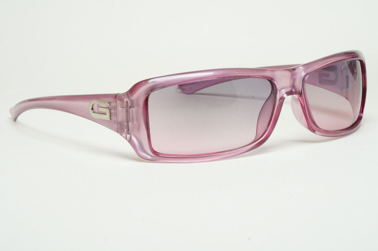 Gucci Sunglasses 2002 Vintage Lilac Pale Pink Rectangle GG 2551/S LT8 050225