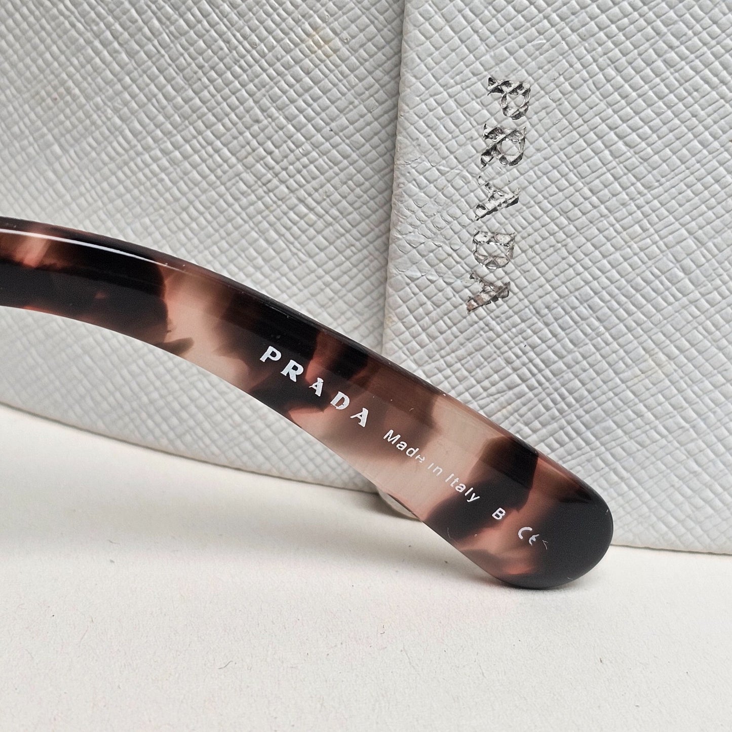 Prada Sunglasses Baroque Swirl Square Black Brown PR27OS SPR 27O ROL-0A6 140325