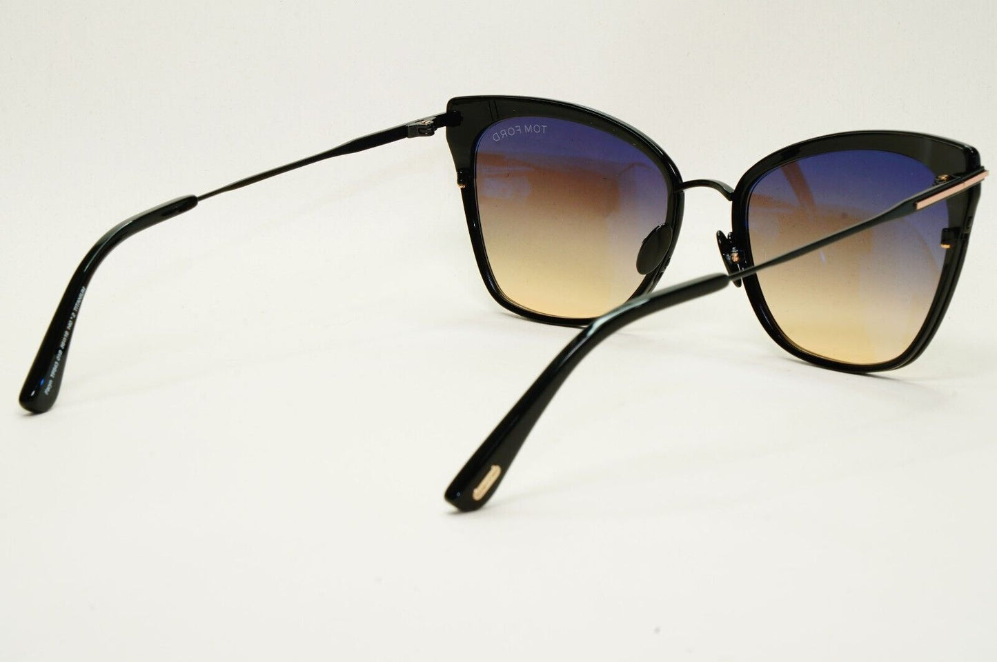 Tom Ford Sunglasses Faryn Titanium Black Brown Grey Gradient TF0843 TF 843 01B