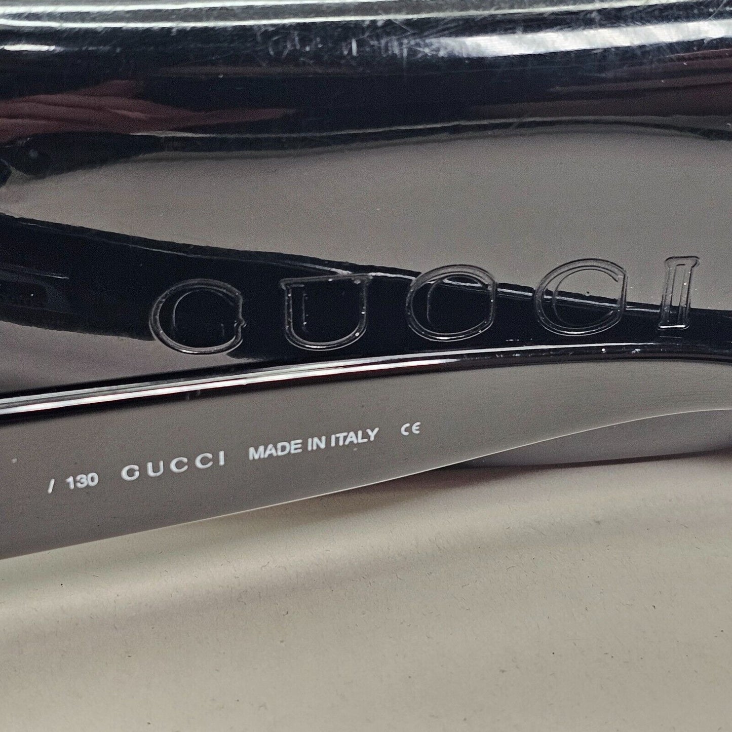 Gucci Sunglasses 1998 Vintage Green Dark Olive Square GG 2436/S 5YB 52mm 041124