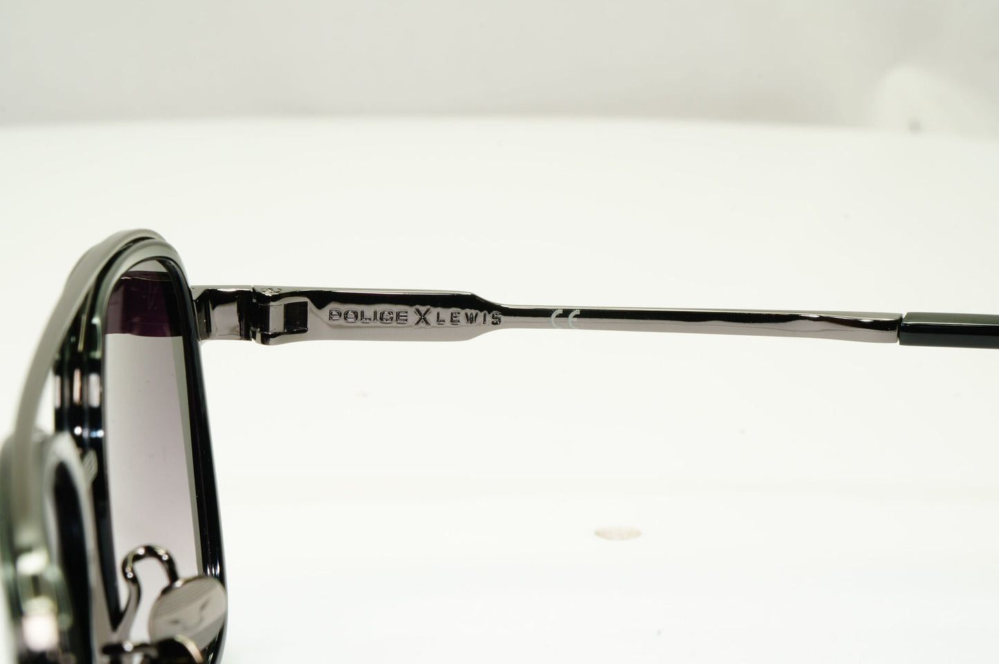 Police Lewis Hamilton F1 Sunglasses Black Smoke Gunmetal Square SPL C49 COL BLKY