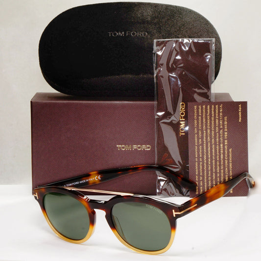 Tom Ford Sunglasses Newman Brown Green Gold Tortoiseshell FT0515 TF515 56N 53mm