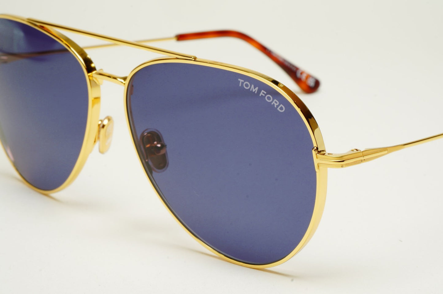 Tom Ford Sunglasses Dashel-02 Metal Pilot Gold Blue FT0996 TF 996 30V 62mm