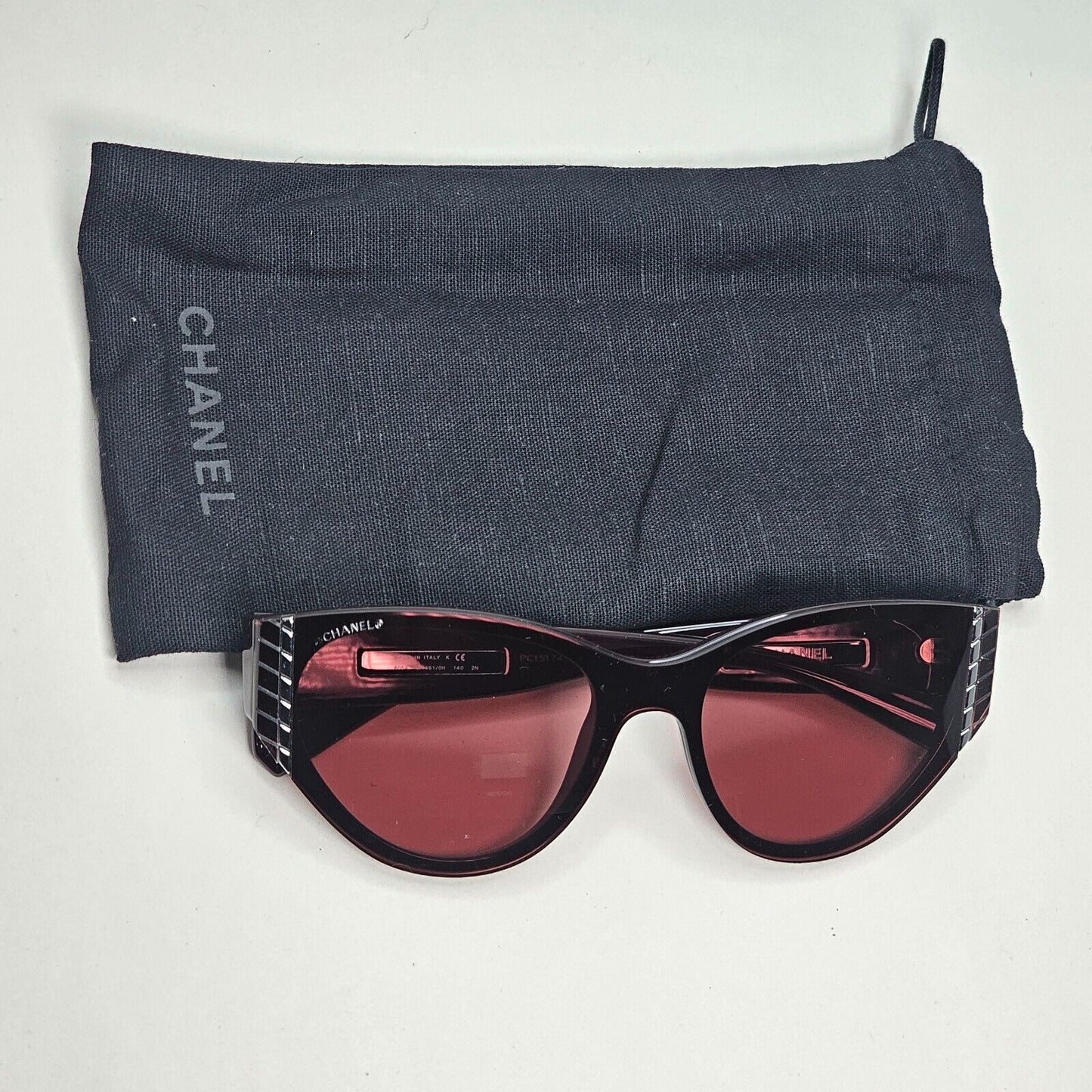Chanel Sunglasses Dark Red Burgundy Bordo 6054 c.1461/0H