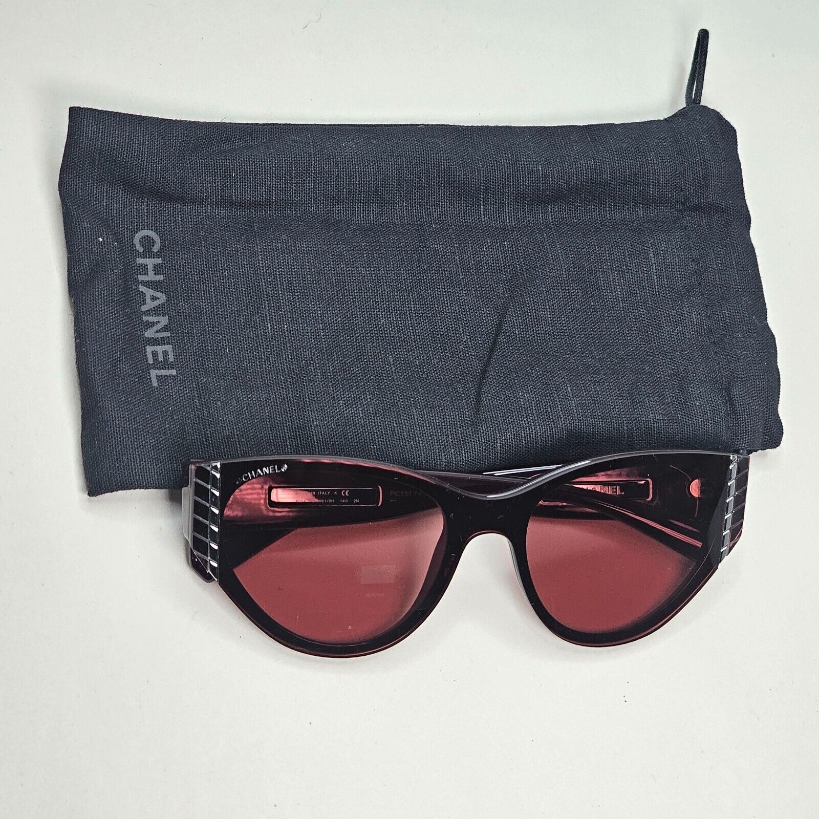 Chanel Sunglasses Dark Red Burgundy Bordo 6054 c.1461/0H