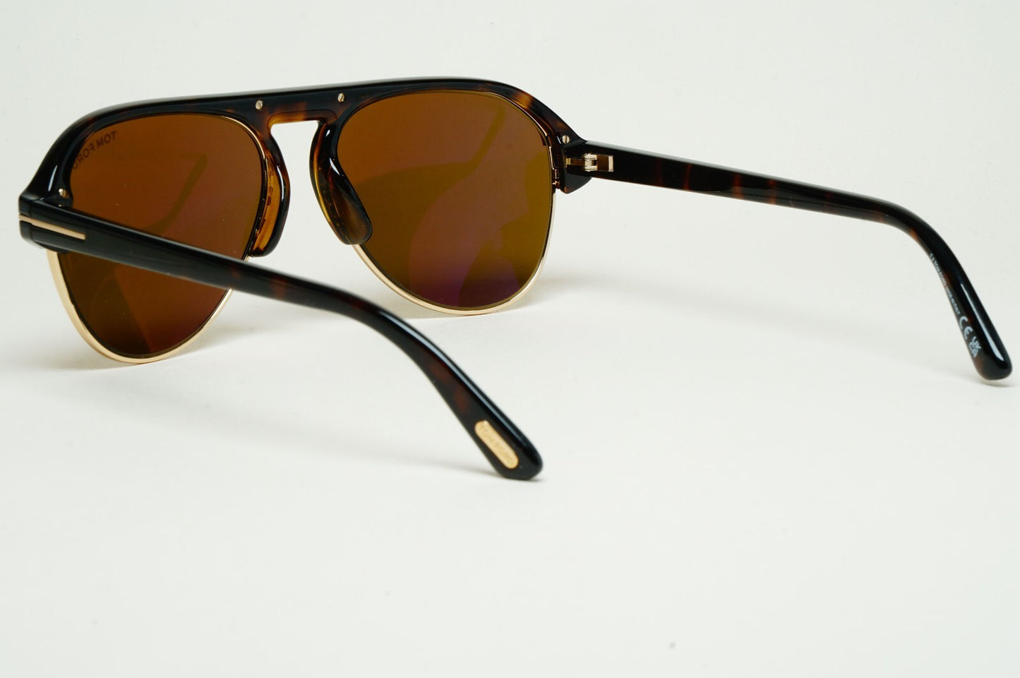 Tom Ford Sunglasses Marshall Brown Tortoise Gold Pilot FT0929 TF 929 52J 58mm