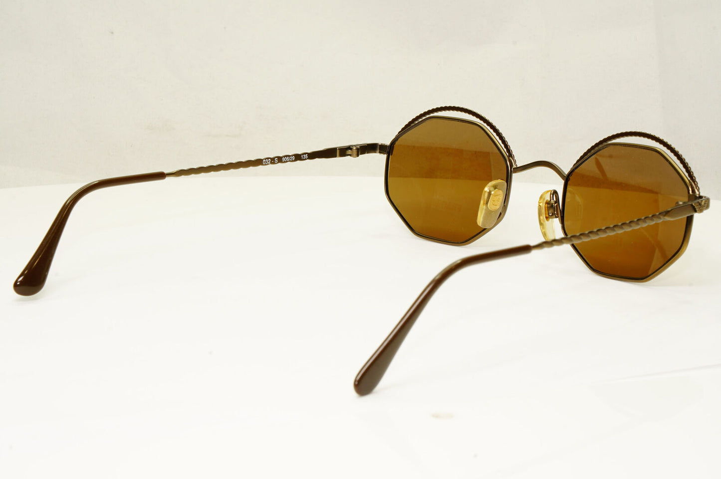 Emporio Armani 1997 Vintage Sunglasses Mens Womens Hexagon Bronze 032-S 906/29