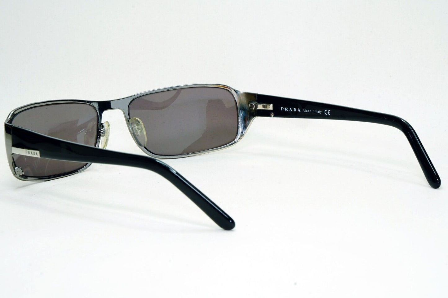 Prada Sunglasses 2006 Vintage Gunmetal Black Grey PR52FS SPR 52F 5AV-1A1 250924