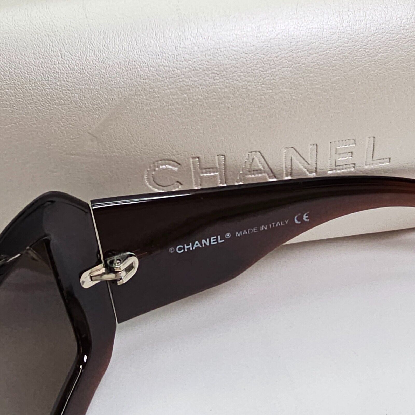 Chanel Sunglasses Mother of Pearl 2006 Vintage Brown 5076-H c.538/13 270324