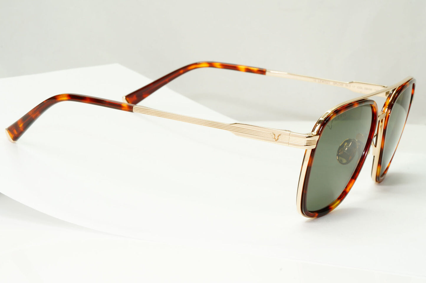 Police Lewis Hamilton F1 Sunglasses Green Brown Gold Square SPL C49 COL 09HW