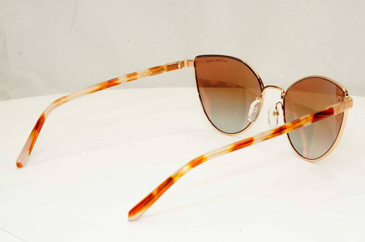 Michael Kors Womens Mirror Rose Gold Metal Sunglasses MK 1052 Arrowhead 11086F