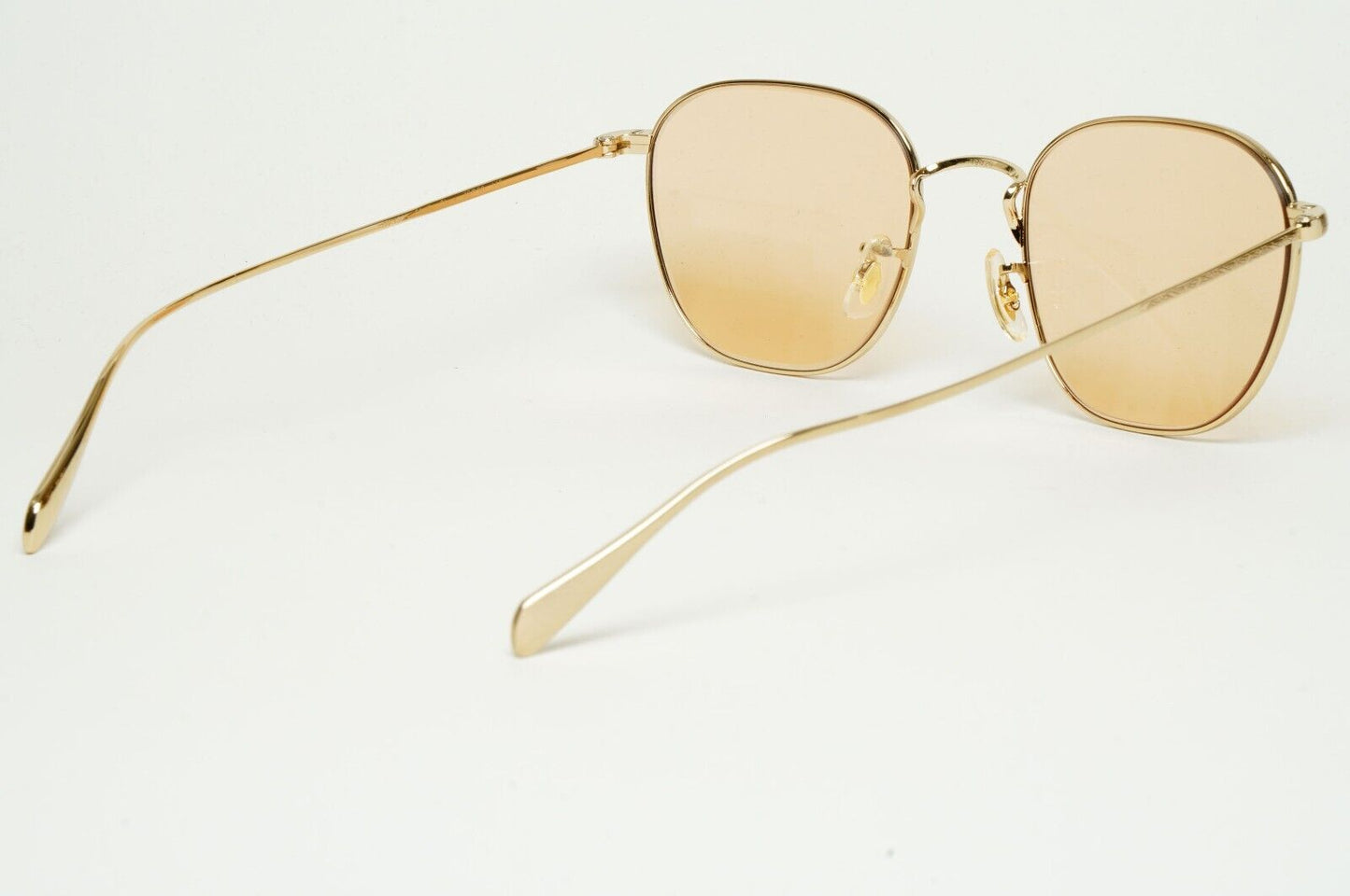 Oliver Peoples Sunglasses Clyne Gold Amber Yellow Dusk Beach OV 1305 5245 49mm