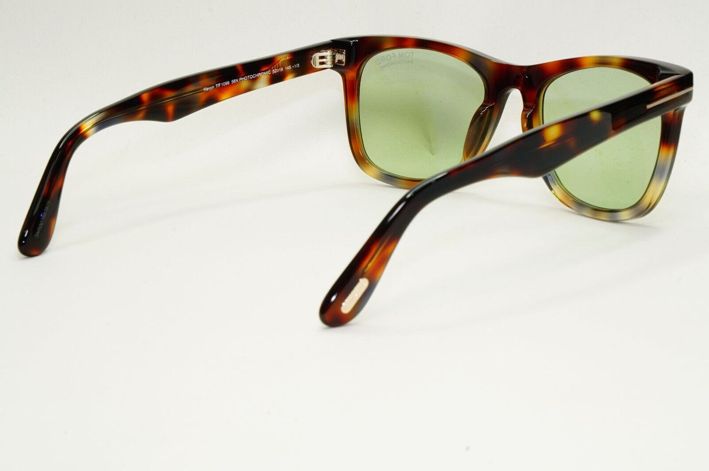 Tom Ford Sunglasses Kevyn Photochromic Brown Tortoise Green FT1099 TF 1099 56N