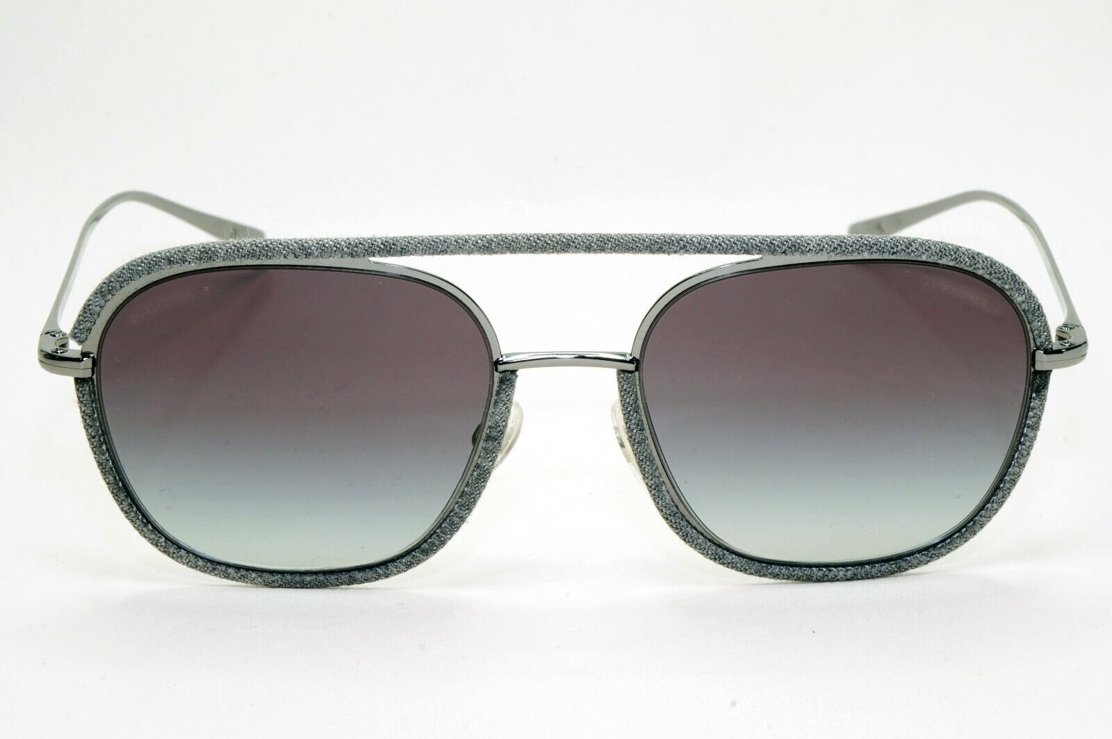 Chanel Sunglasses Denim Gunmetal Grey Gradient Pilot 4249-J c.108/S6 53mm