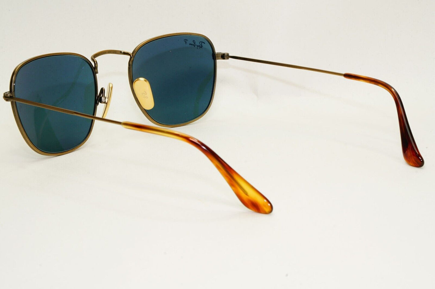 Ray-Ban Sunglasses Frank Titanium Polarised Bronze Blue RB 8157 9207/T0 48mm