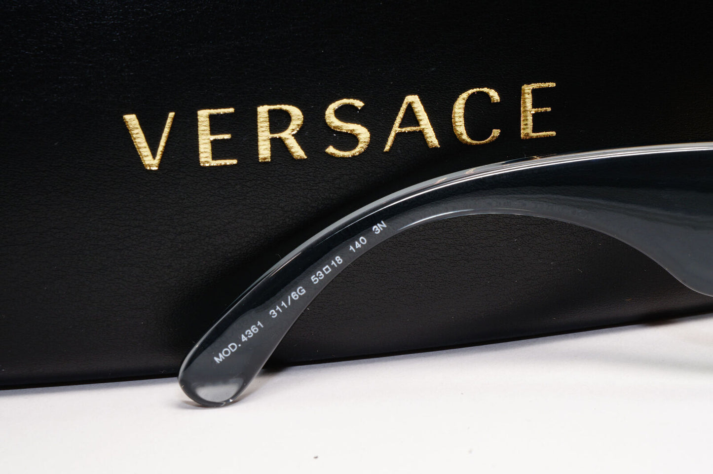 Versace Gold Medusa Sunglasses Grey Crystal Mirror Transparent Clear 4361 311/6G