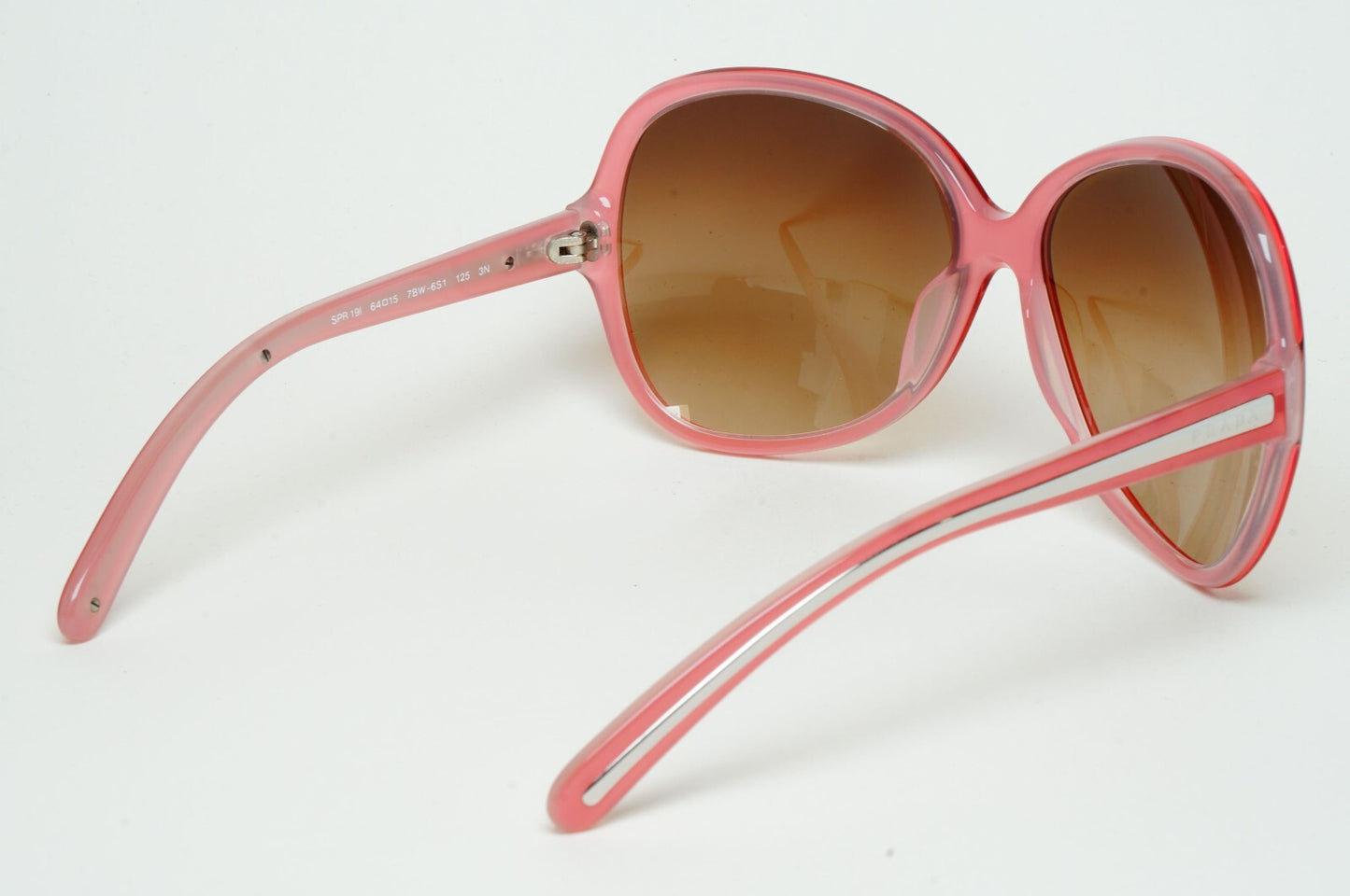 Prada Sunglasses 2006 Vintage Pink Brown Large PR19IS SPR 19I 7BW-6S1 070325