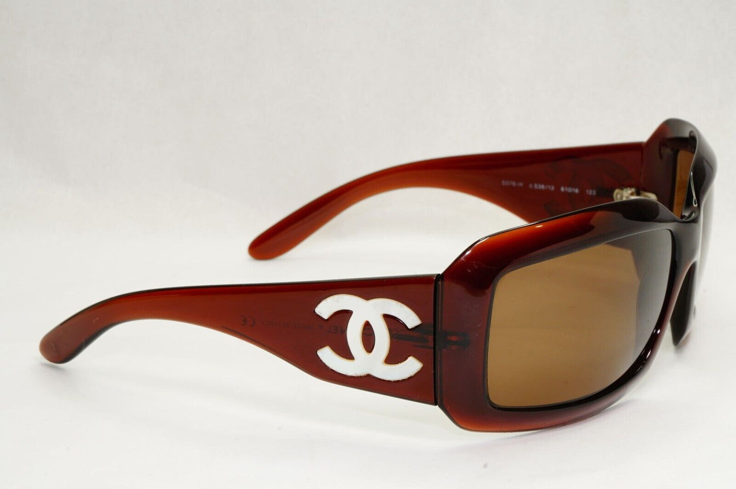 Chanel Sunglasses Mother of Pearl 2006 Vintage Brown 5076-H c.538/13 270324