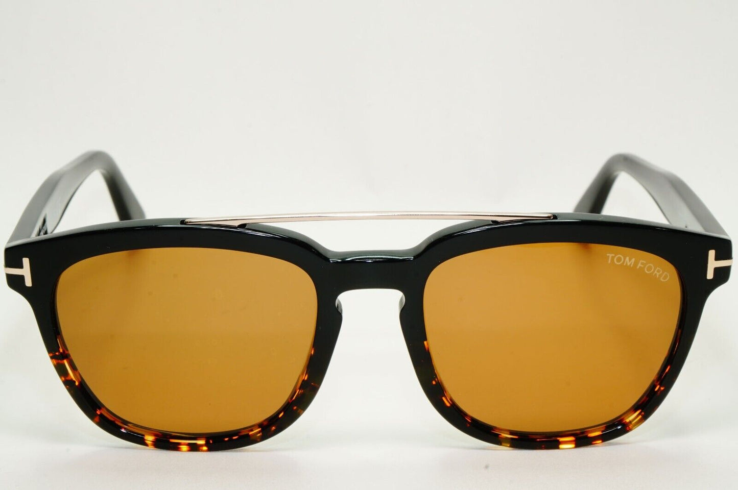 Tom Ford Sunglasses Holt Black Brown Havana Gold Bridge FT0516 TF 516 05E