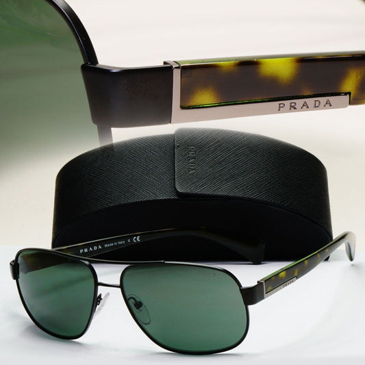 Prada Sunglasses 2012 Vintage Green Tortoise Black PR52PS SPR 52P 1BO-3O1 050824