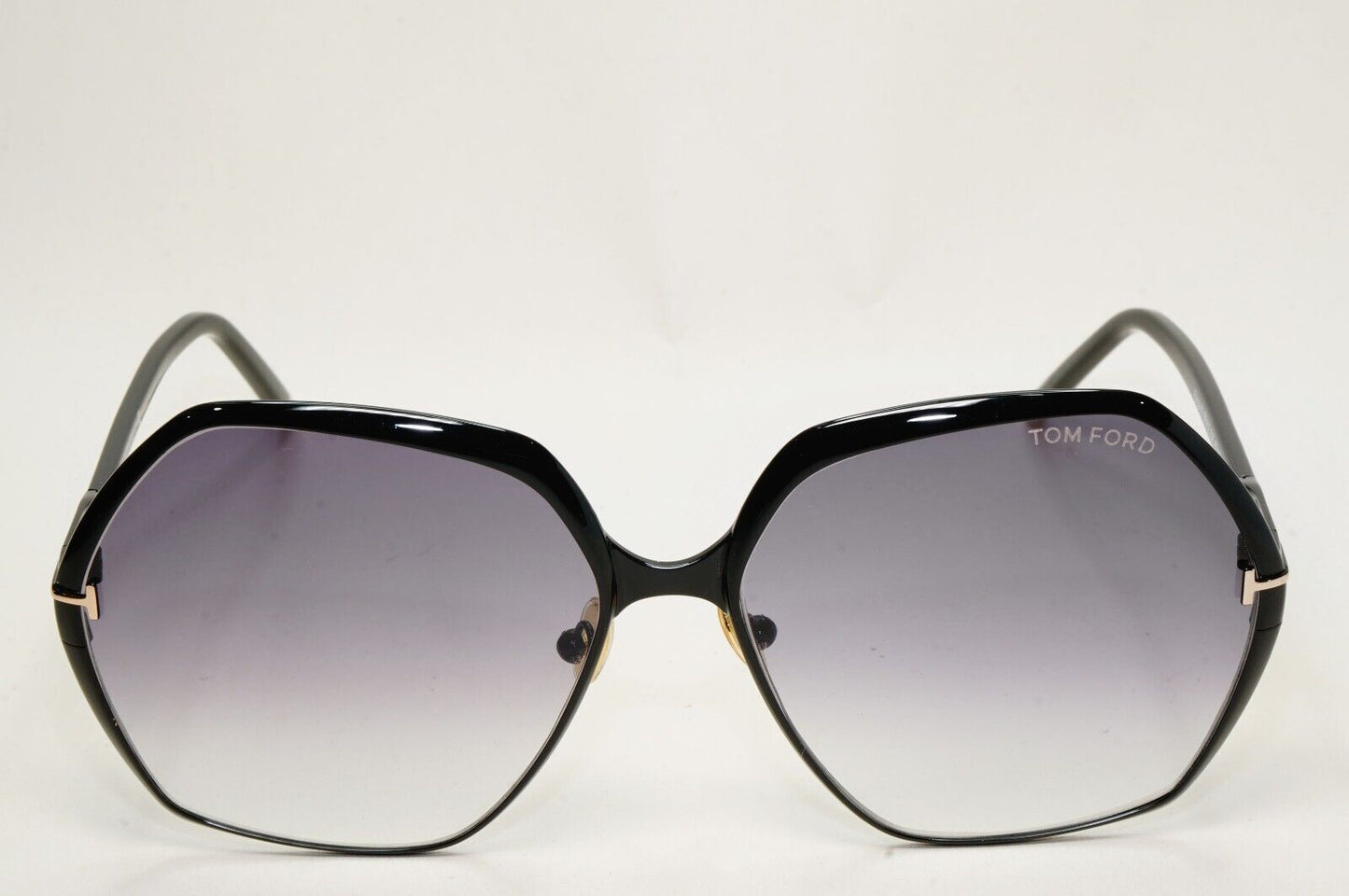 Tom Ford Sunglasses Fonda-02 Hexagon Black Grey Gradient FT0912 TF 912 01B