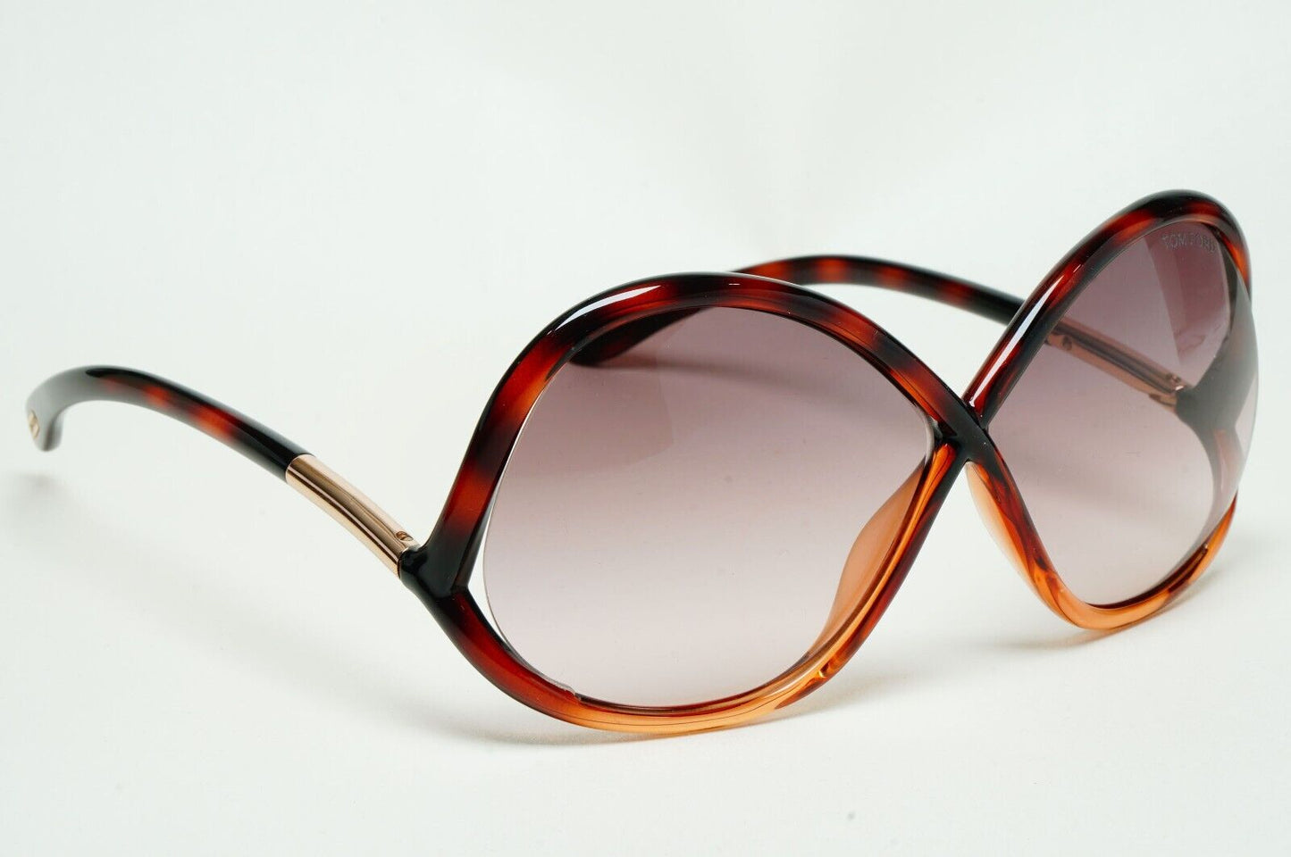 Tom Ford Sunglasses Ivanna Tortoise Brown Gradient Square FT0372 TF 372 52F