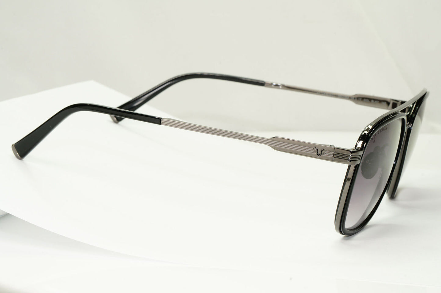 Police Lewis Hamilton F1 Sunglasses Black Smoke Gunmetal Square SPL C49 COL BLKY