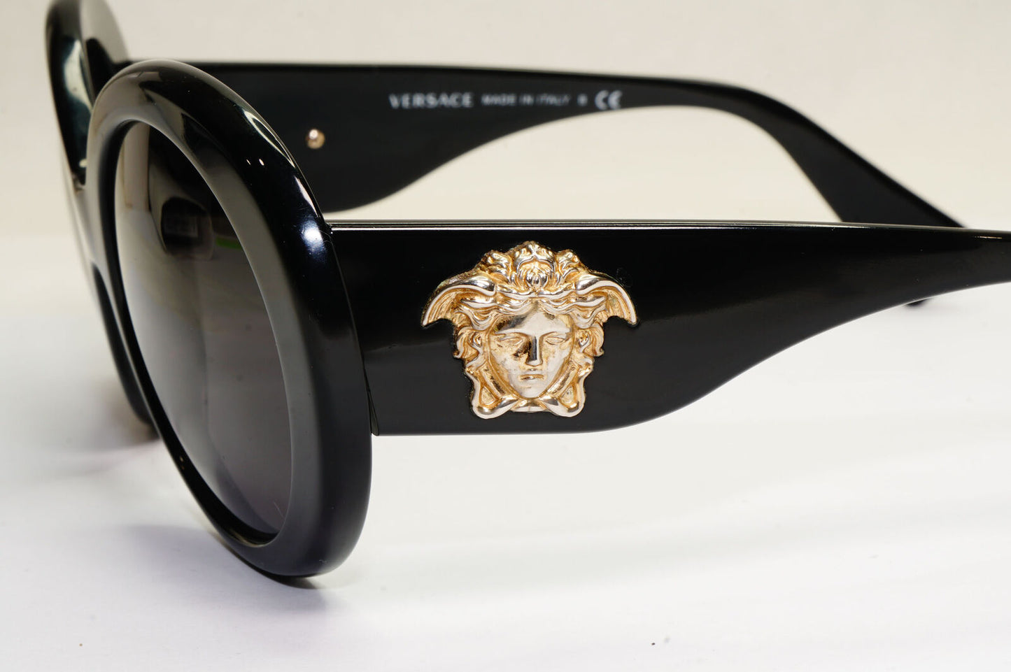 Versace Sunglasses Black Gold Large Medusa Oversized MOD VE 4298 GB1/11 180224