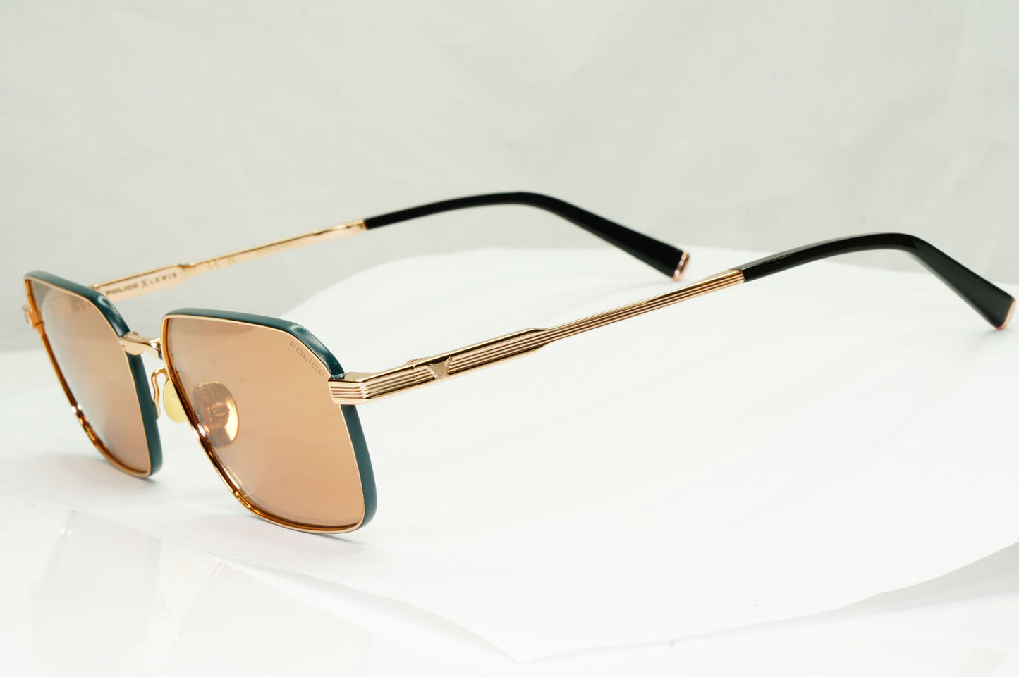 Police Lewis Hamilton F1 Sunglasses Gold Brown LEWIS 45 SPL G33 COL 2AMC 56mm