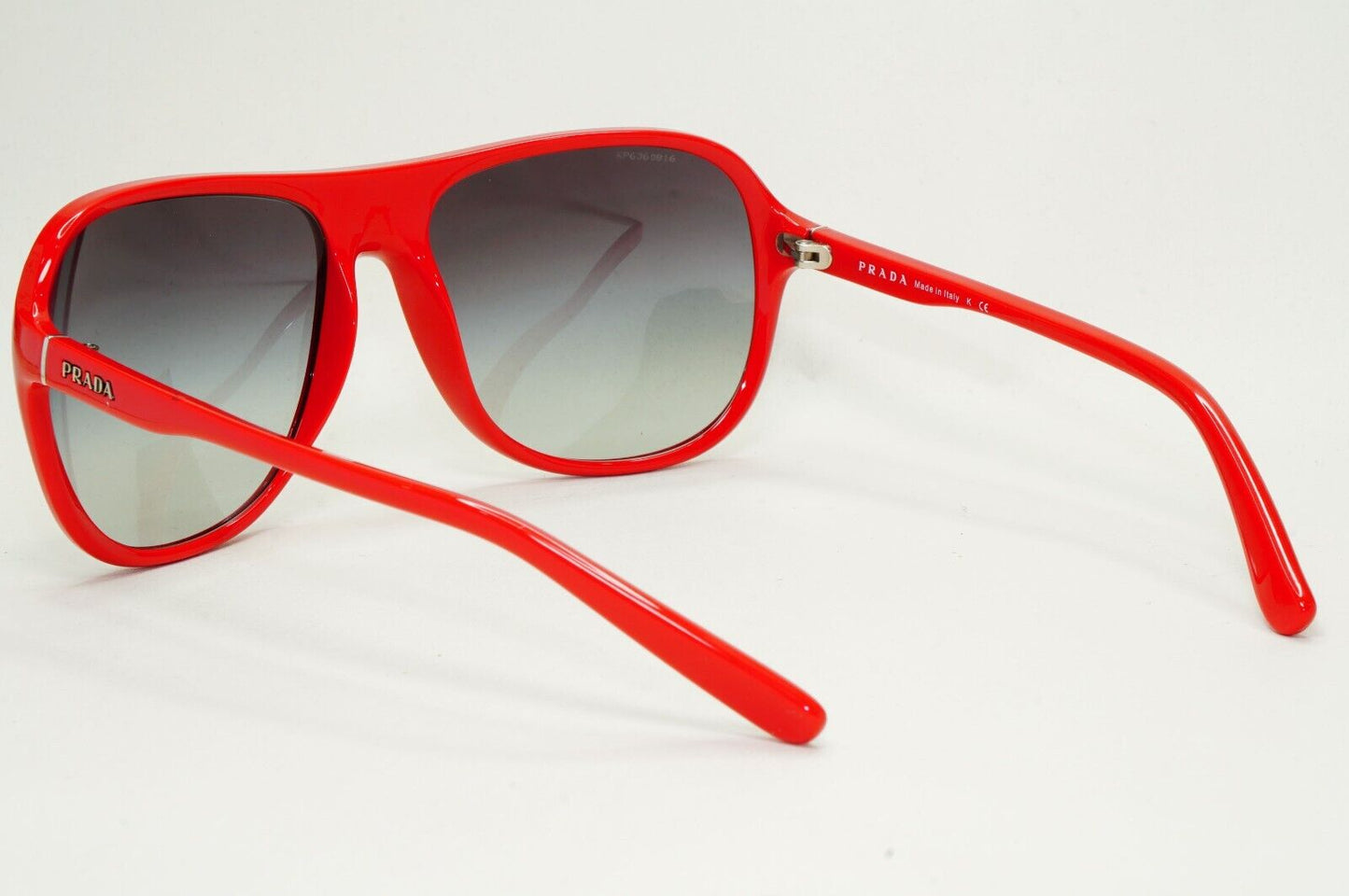 Prada Sunglasses 2011 Vintage Red Grey Navigator PR15MS SPR 15M 0BU-3M1 061024