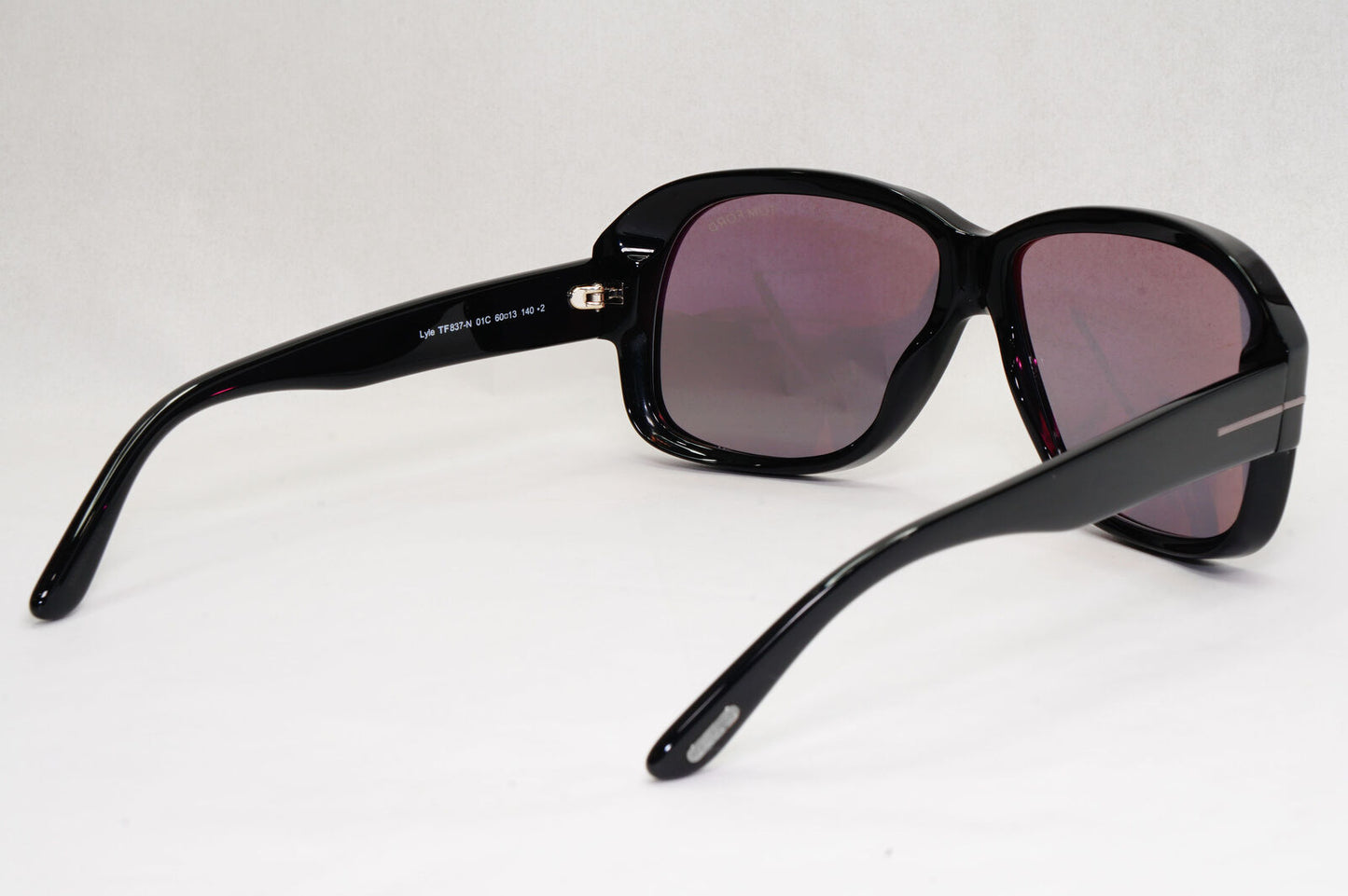 Tom Ford Sunglasses Black Lyle Grey Square Large FT0837 TF 837-N 01C 60mm