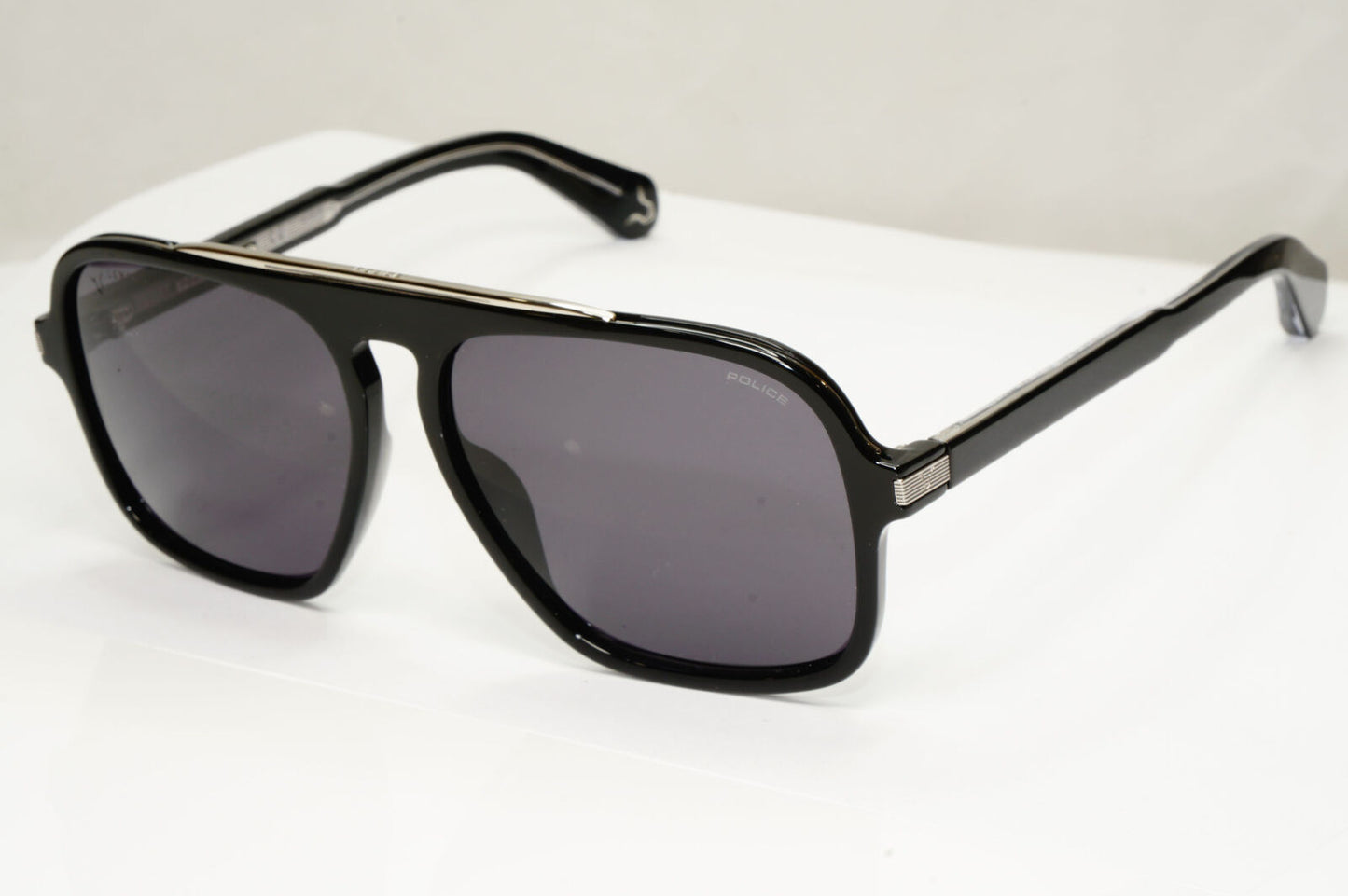 Police Lewis Hamilton F1 Sunglasses Black Silver Lewis 38 SPL E20 COL 700K