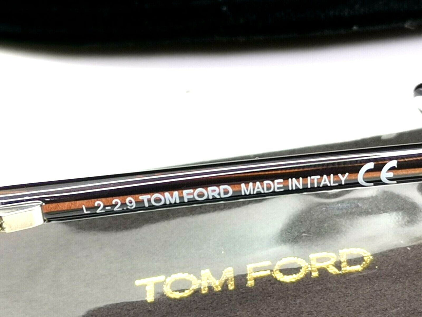 Authentic TOM FORD Womens Sunglasses Shiny Bronze Brown Carla TF157 48F 34462