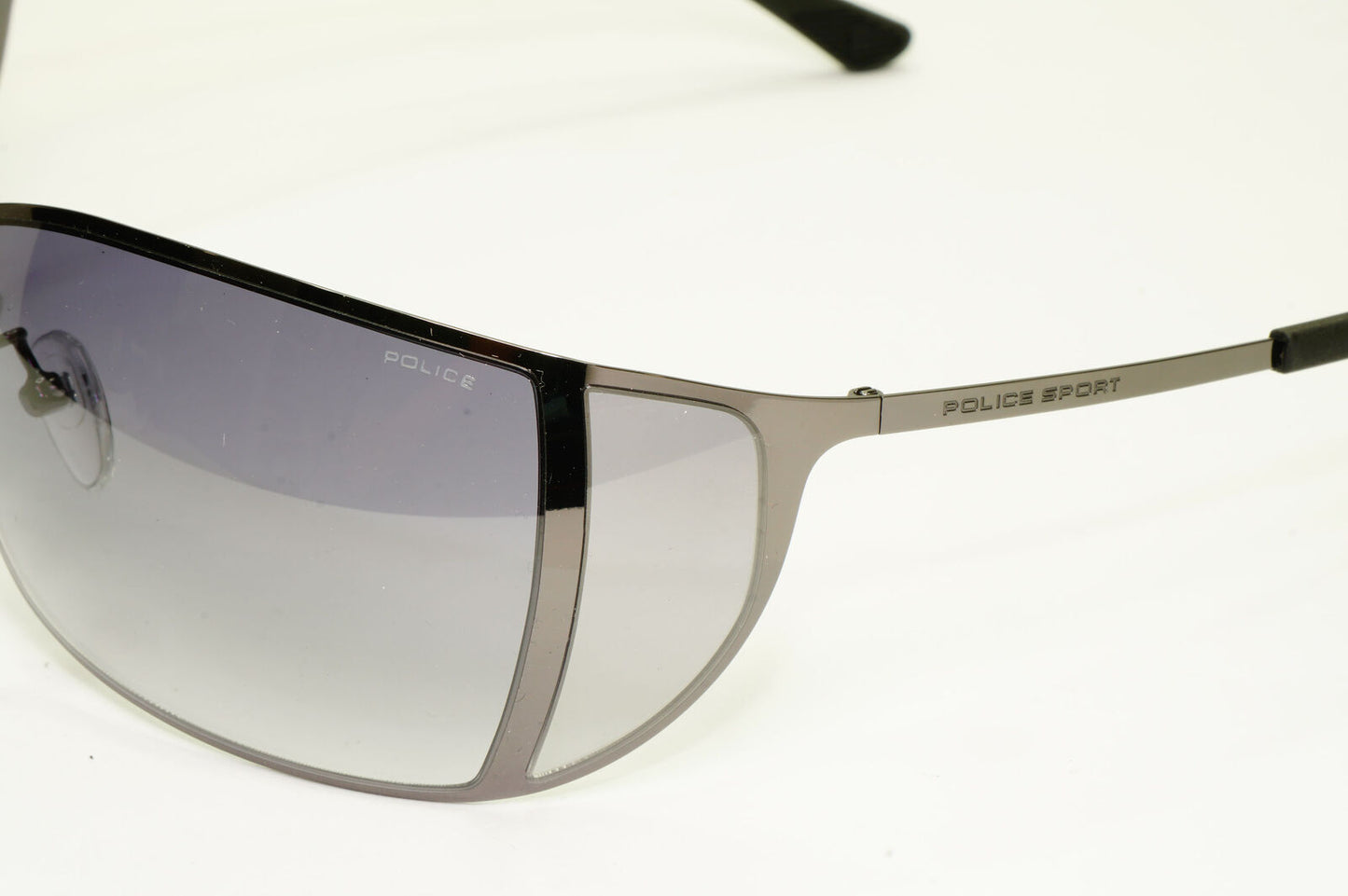 Police Side Window Sunglasses Grey Gradient Designer Mens SPL 533G COL 568X