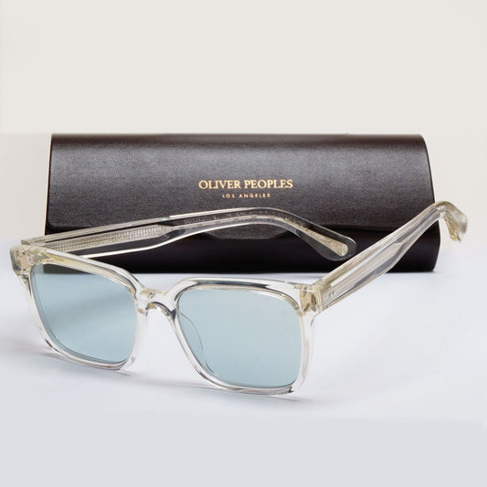 Oliver Peoples Sunglasses Parcell Transparent Clear Blue Square OV 5502U 1755