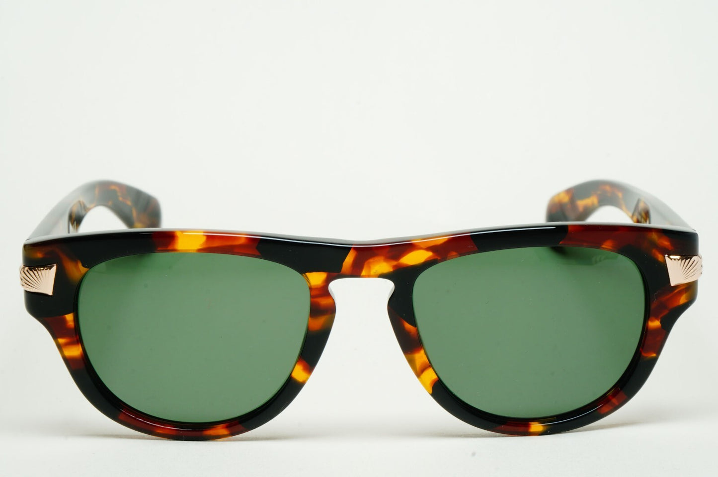 Gucci Sunglasses 2023 Brown Tortoise Green Square GG1519O 002 51mm 100325