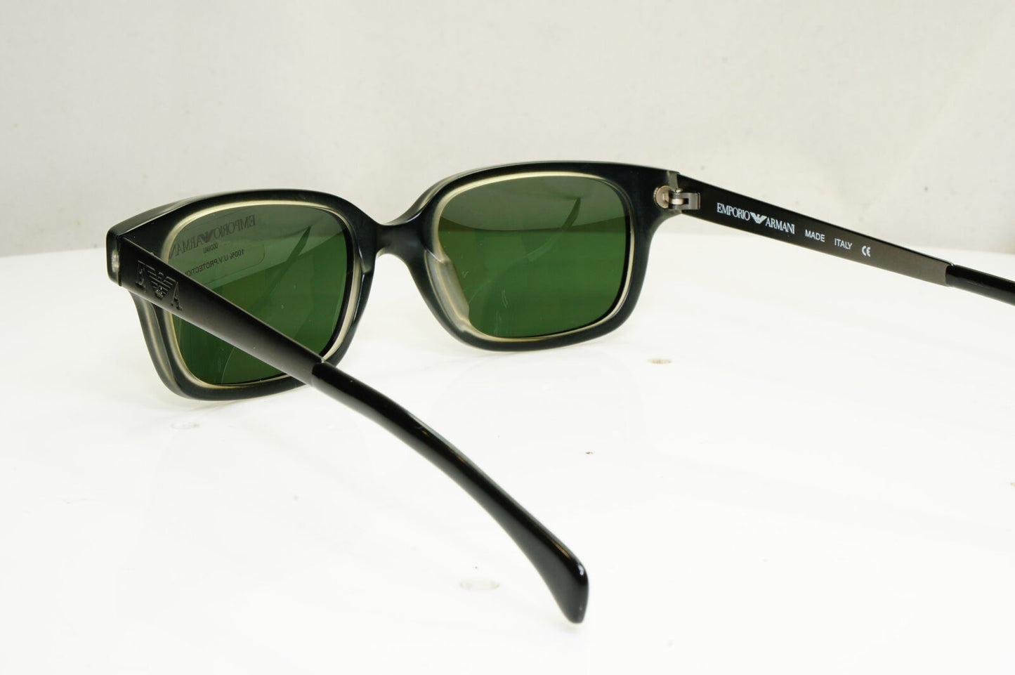 Emporio Armani 1999 Vintage Mens Womens Sunglasses Black Green 550 239 30698