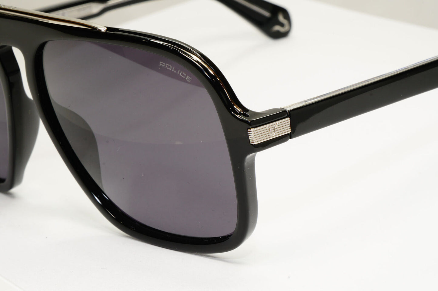 Police Lewis Hamilton F1 Sunglasses Black Silver Lewis 38 SPL E20 COL 700K