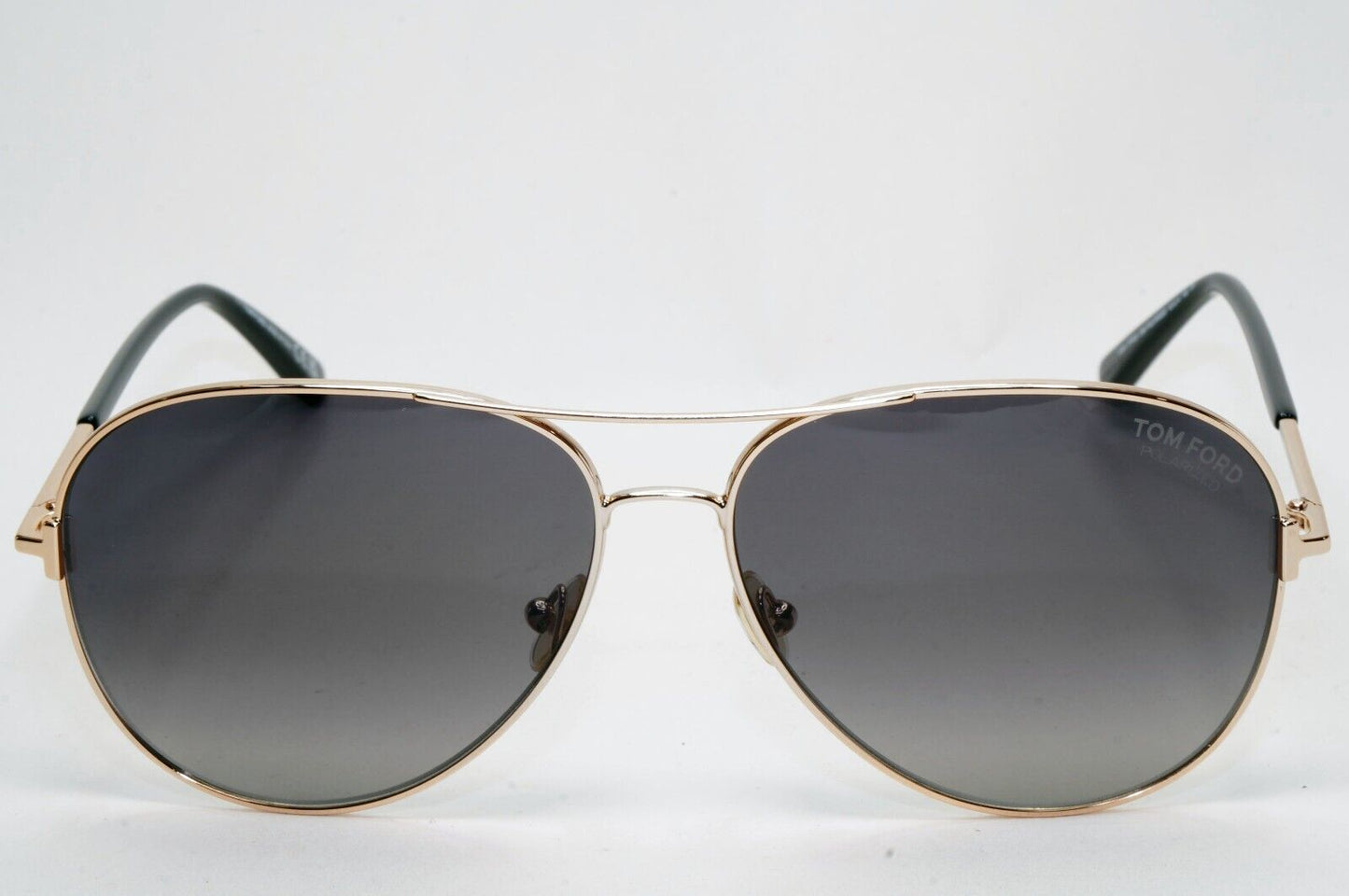 Tom Ford Sunglasses Clark Polarized Gold Pilot Grey FT0823 TF 823 28D 61mm