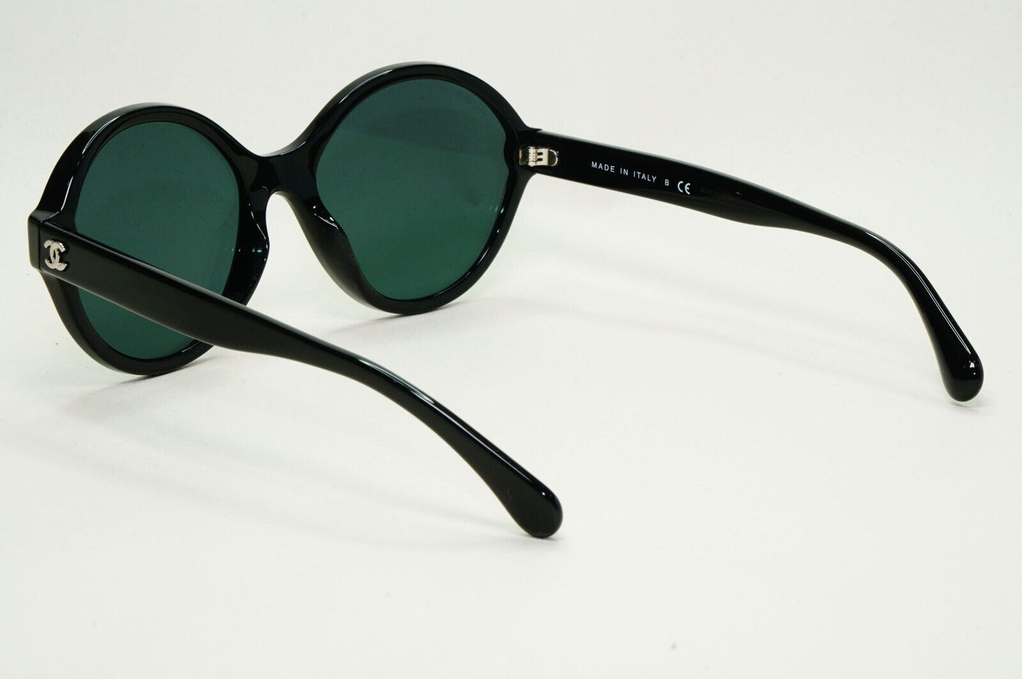 Chanel Sunglasses Black Grey Mirrored Silver Round 5387-A c.501/6G 58mm