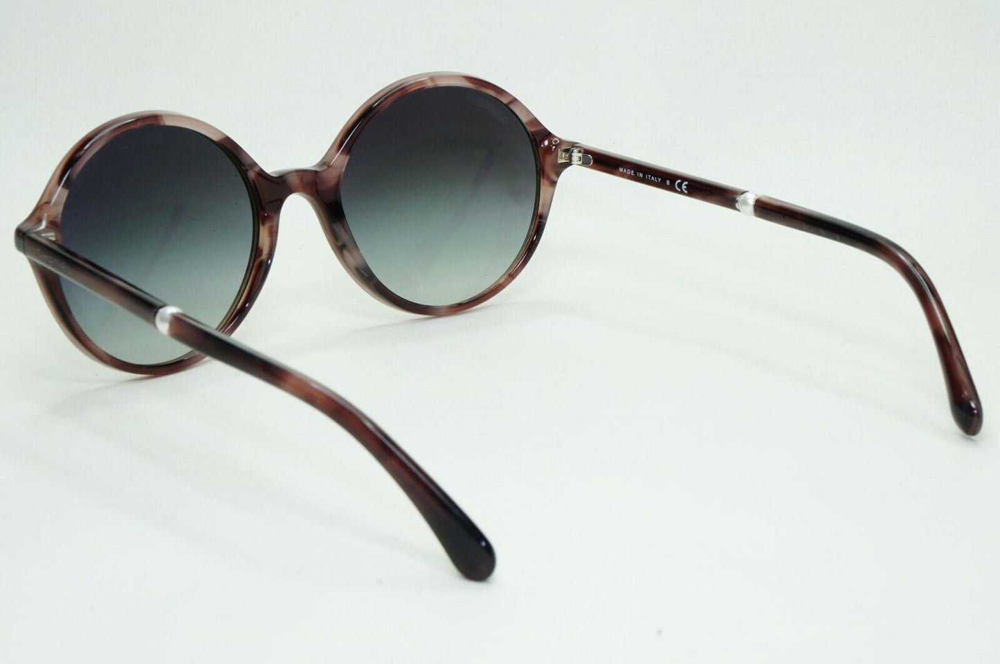 Chanel Sunglasses Pearl Brown Tortoiseshell Grey Gradient Round 5391-H c.1641/S6