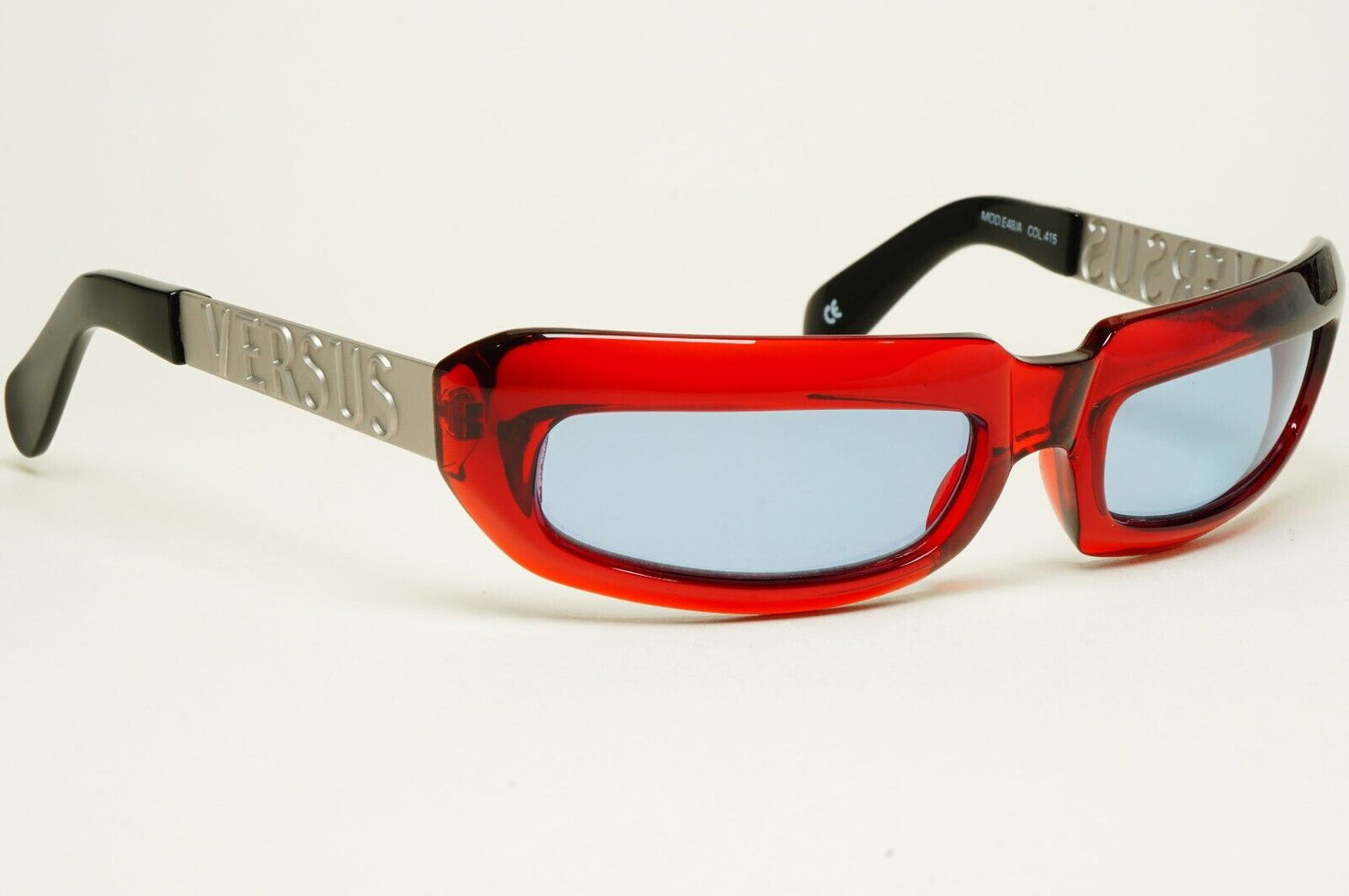 Versus Sunglasses 1996 by Gianni Versace Vintage Dark Red MOD E48/A COL 415