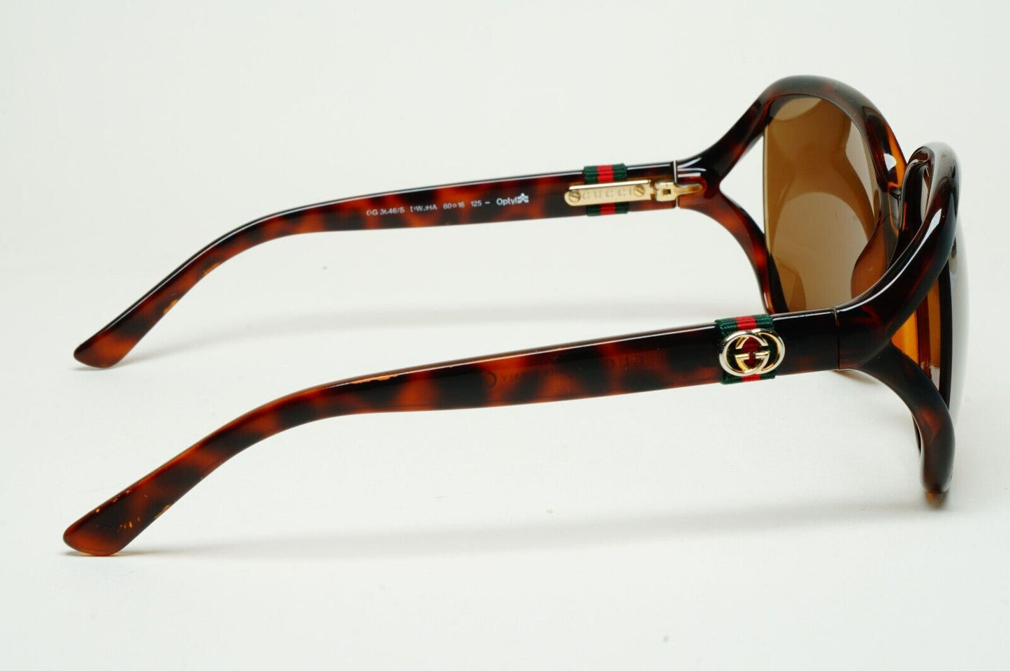 Gucci Sunglasses 2011 Ribbon Vintage Brown Gold GG 3646/S DWJHA 250125
