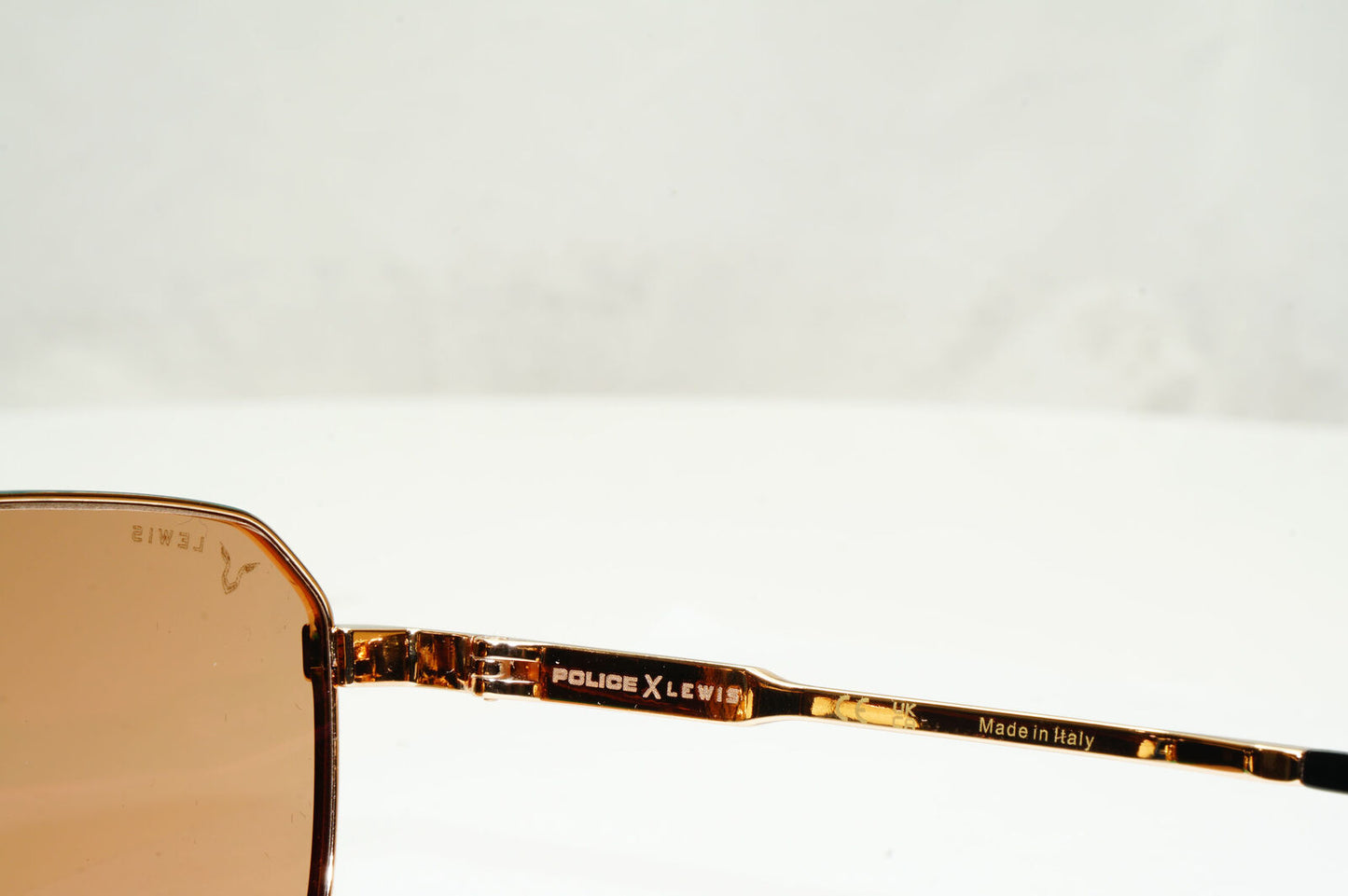 Police Lewis Hamilton F1 Sunglasses Gold Brown LEWIS 45 SPL G33 COL 2AMC 56mm