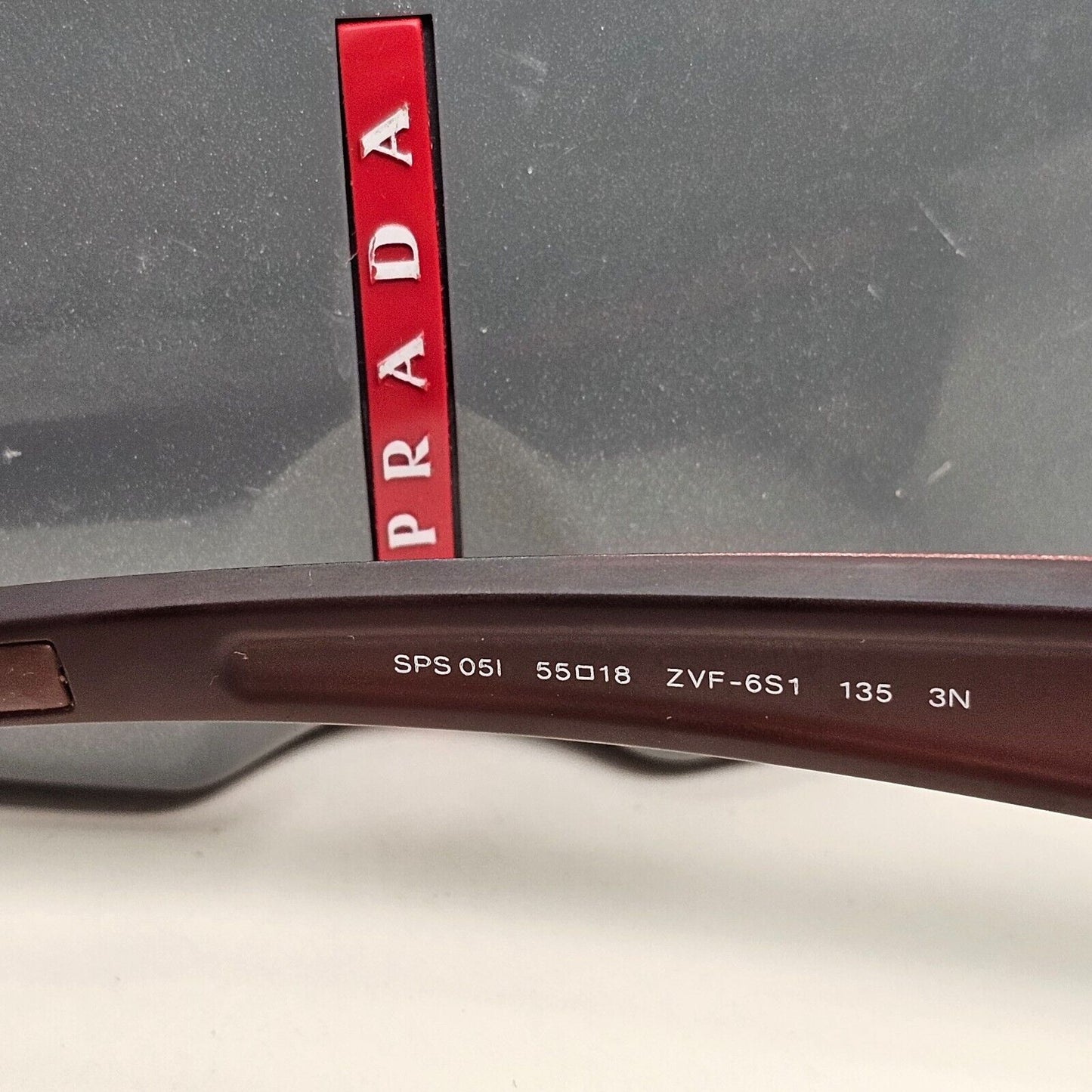 Prada Sunglasses 2007 Vintage Rectangle Brown PS05IS SPS 05I ZVF-6S1 061024