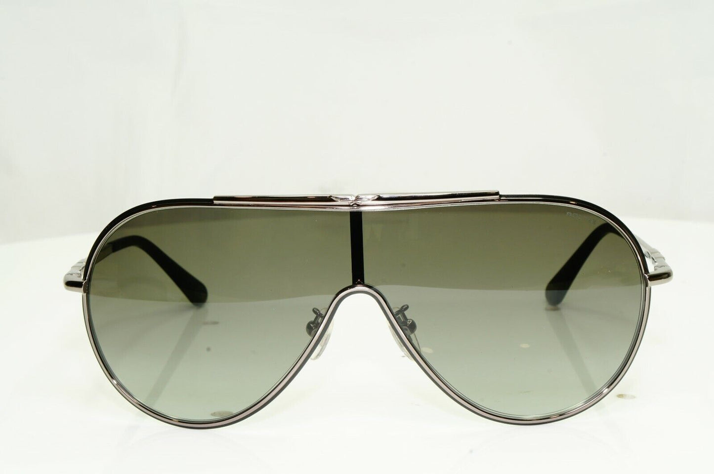 Authentic POLICE Mens Sunglasses Designer Black Gunmetal Visor Ski SPL 964 0K56
