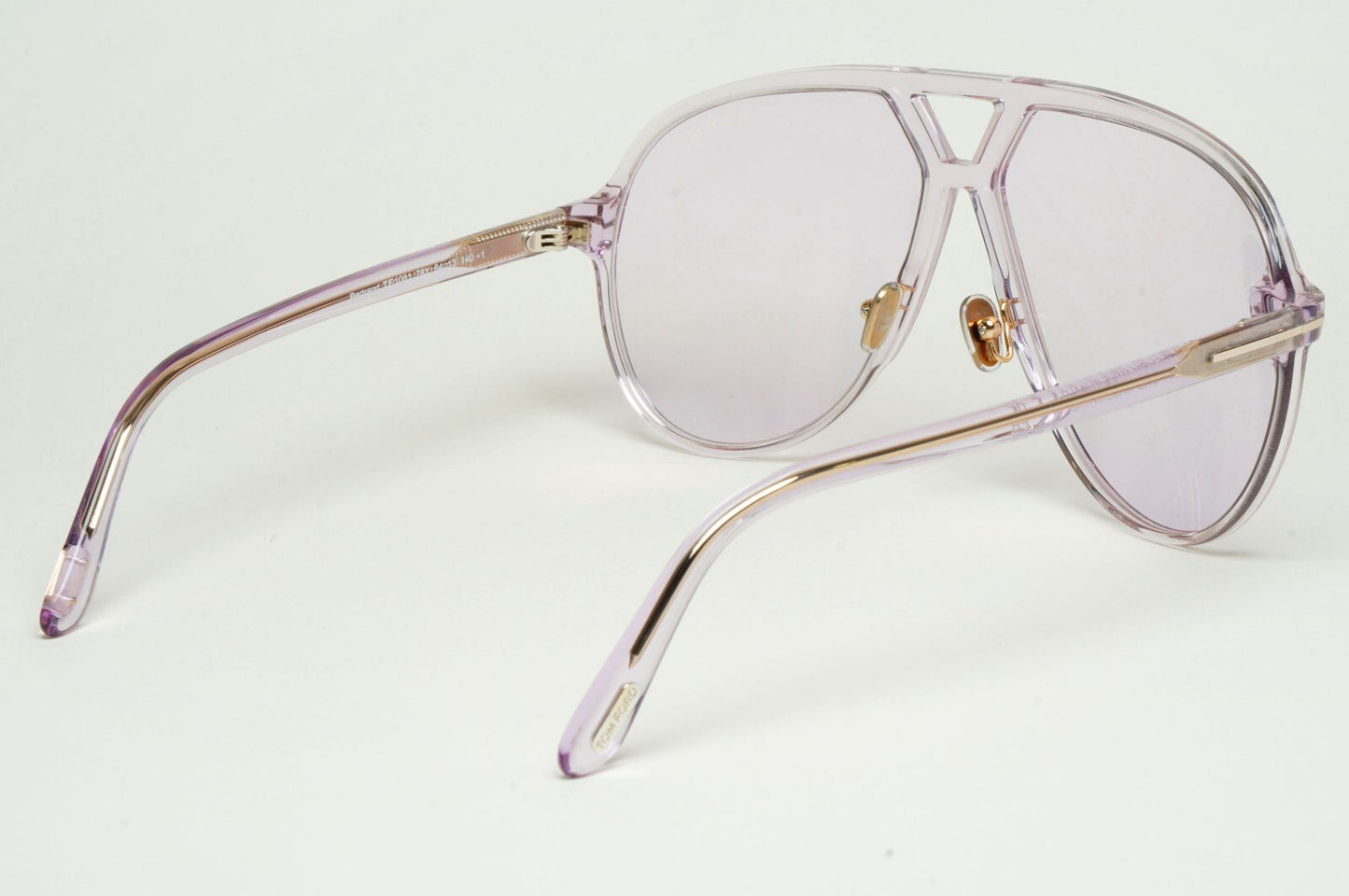 Tom Ford Sunglasses Bertrand Lilac Violet Oversized Pilot FT1061 TF 1061 78Y