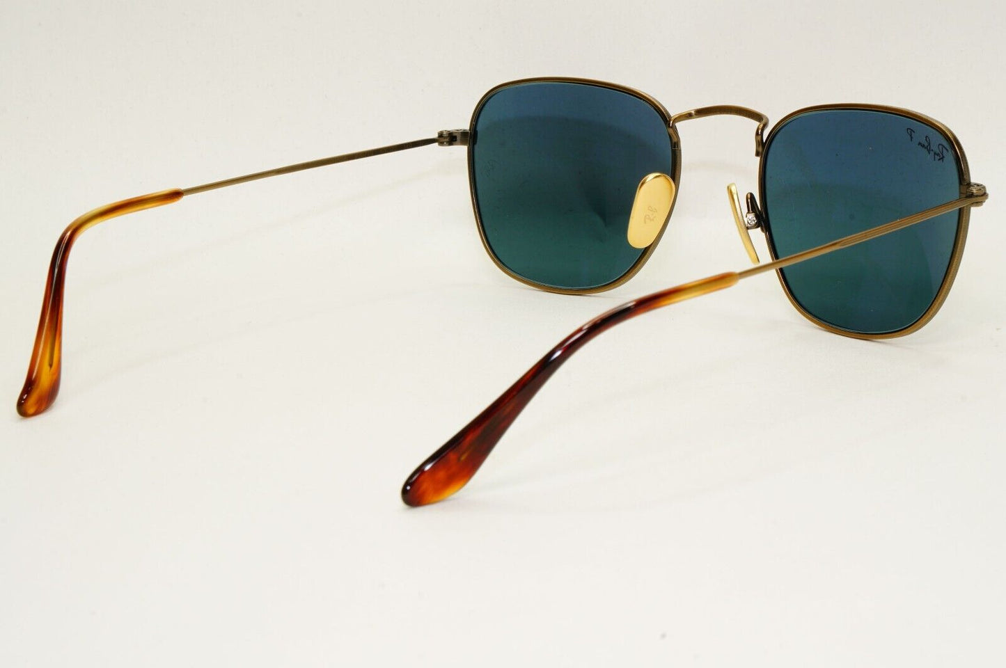 Ray-Ban Sunglasses Frank Titanium Polarised Bronze Blue RB 8157 9207/T0 48mm