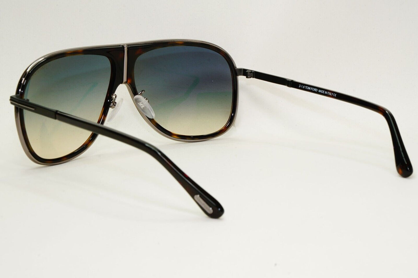 Tom Ford Sunglasses Chris Brown Blue Grey Gradient Square FT0462F TF462-F 56P