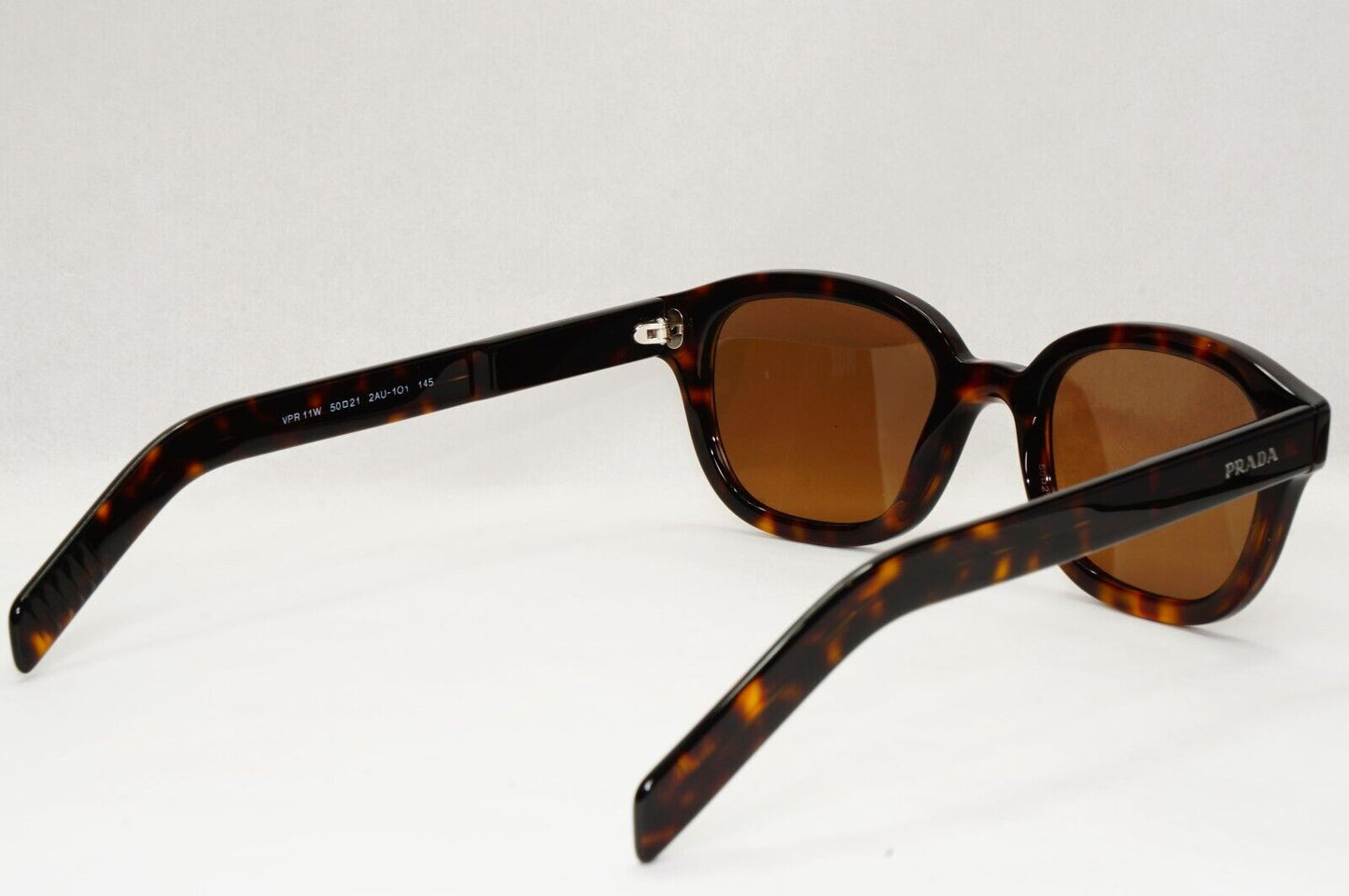 Prada Sunglasses Brown Tortoiseshell Thick Rims PR11WV VPR 11W 2AU-1O1 50mm